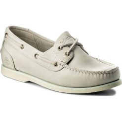 Mokasyny TIMBERLAND - Classic Boat Unline A1NAX Blue. Szare mokasyny damskie Timberland, z gumy. W wyprzedaży za 359,00 zł.