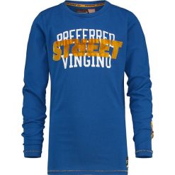 Koszulka "Jojo" w kolorze niebieskim. Niebieskie t-shirty chłopięce Vingino, z nadrukiem, z bawełny, z długim rękawem. W wyprzedaży za 72,95 zł.