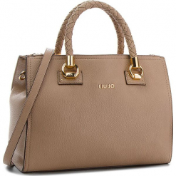 Torebka LIU JO - M Satchel Zip Manhat A68093 E0011 Arenaria 71316. Brązowe torebki klasyczne damskie Liu Jo, ze skóry ekologicznej. Za 739,00 zł.