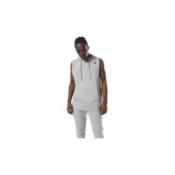 Bluzy Reebok Sport Bluza z kapturem Combat Legacy Sleeveless. Szare bluzy męskie rozpinane marki Reebok Sport, l, z kapturem. Za 269,00 zł.