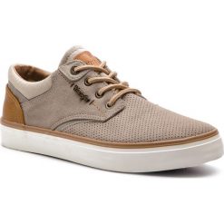 Sneakersy WRANGLER - Icon Board WM91121A Sand 025. Brązowe sneakersy męskie marki Wrangler, na co dzień, bez wzorów, z zamszu, bez zapięcia. Za 289,00 zł.