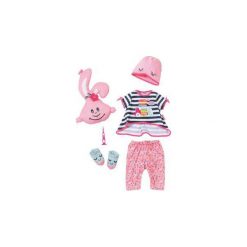 Zestaw do spania dla lalki Baby Born Zapf Piżama party. Różowe piżamy niemowlęce marki Zapf. Za 82,99 zł.