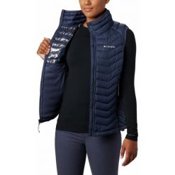COLUMBIA Kamizelka damska Powder Lite XS niebieska. Niebieskie kamizelki damskie Columbia, xs, bez wzorów, sportowe, bez kaptura. W wyprzedaży za 339,00 zł.