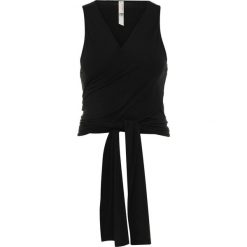 Free People THATS A WRAP TOP Top black. Czarne topy sportowe damskie marki Free People, l, z elastanu. Za 269,00 zł.
