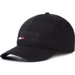 Czapka z daszkiem TOMMY JEANS - Tjw Logo Cap AW0AW07229 BDS. Czarne czapki damskie Tommy Jeans, bez wzorów, z bawełny. Za 179,00 zł.