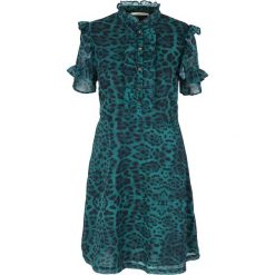 Sukienka Gaudi. Szare kombinezony damskie Gaudi, bez wzorów, z włoskim kołnierzykiem, z krótkim rękawem, krótkie. Za 229,00 zł.