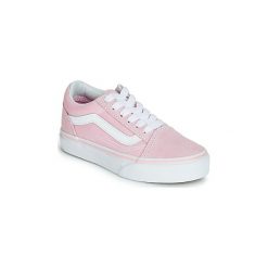 Buty Dziecko Vans OLD SKOOL. Różowe trampki dziewczęce Vans, bez wzorów, bez zapięcia. Za 219,00 zł.