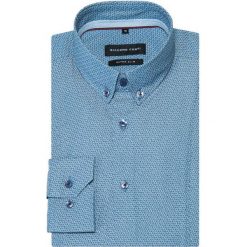 Koszula SIMONE KDGS000340. Niebieskie koszule męskie Giacomo Conti, m, bez wzorów, z bawełny, button down, z długim rękawem. Za 259,00 zł.
