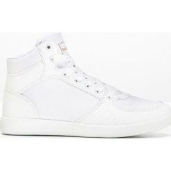 Wysokie sneakersy bonprix biały. Białe buty sportowe damskie bonprix, bez wzorów, eleganckie. Za 84,99 zł.