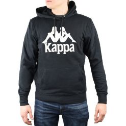 Kappa Taino Hooded 705322-19-4006 bluzy męskie czarne S. Czarne bluzy męskie Kappa, s, bez wzorów, z bawełny, sportowe, z kapturem, bez rękawów, z kapturem. Za 129,99 zł.