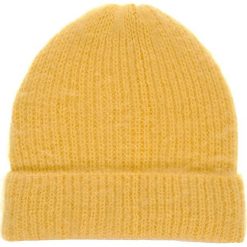 Czapka. Żółte czapki damskie Top Secret, na zimę, bez wzorów, z dzianiny. Za 39,99 zł.