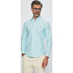 Polo Ralph Lauren - Koszula. Niebieskie koszule męskie Polo Ralph Lauren, xl, bez wzorów, z bawełny, casualowe, polo, z długim rękawem. Za 429,90 zł.