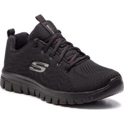Buty SKECHERS - Get Connected 12615/BBK Black. Czarne buty sportowe damskie marki Skechers, bez wzorów, z tworzywa sztucznego, sportowe, na fitness i siłownię. Za 219,99 zł.