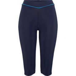 Legginsy kąpielowe rybaczki bonprix ciemnoniebieski. Niebieskie stroje kąpielowe damskie bonprix, bez wzorów. Za 44,99 zł.