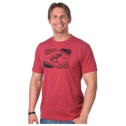 T-shirty męskie: Nugget T-Shirt Męski Survivor S Czerwony