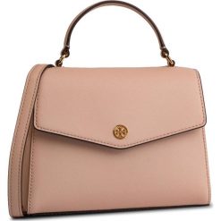 Torebka TORY BURCH - Robinson Small Top-Handle Satchel 49686 Pale Apricot/Royal Navy 688. Różowe topy damskie Tory Burch, bez wzorów, ze skóry, klasyczne, bez dodatków. W wyprzedaży za 889,00 zł.