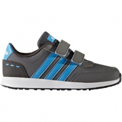 Adidas Buty Vs Switch 2 Cmf C Grey Five/Solar blue2 s14/Utility Black 31. Czarne buciki niemowlęce chłopięce Adidas, z nubiku. W wyprzedaży za 95,00 zł.