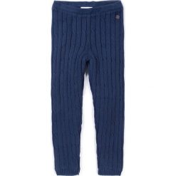 Coccodrillo - Legginsy dziecięce 122-158 cm. Niebieskie spodnie dziewczęce COCCODRILLO, z bawełny. Za 85,90 zł.