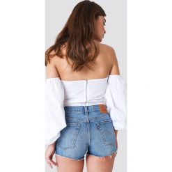 Levi's Szorty 501 - Blue. Niebieskie bermudy damskie Levi's®. Za 181,95 zł.