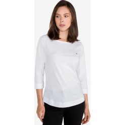 Tommy Hilfiger Tessa Koszulka Biały. Białe koszulki damskie TOMMY HILFIGER, l, bez wzorów, z bawełny, bez kołnierzyka. Za 223,95 zł.
