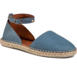 Espadryle LASOCKI - RST-PRAGA-01 Blue. Niebieskie espadryle damskie Lasocki, bez wzorów, ze skóry, bez obcasa, na płaskiej podeszwie, bez zapięcia. Za 139,99 zł.