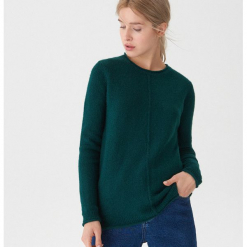 Sweter - Zielony. Zielone swetry klasyczne damskie House, l. Za 79,99 zł.