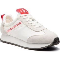 Sneakersy Calvin Klein Jeans Jerrold S0581. Niebieskie sneakersy męskie Calvin Klein Jeans, bez wzorów, z jeansu, bez zapięcia. W wyprzedaży za 339,00 zł.