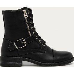 Call It Spring - Workery Gwaressa. Czarne workery damskie Call it Spring, z gumy, z okrągłym noskiem, bez obcasa, na obcasie, na zamek. Za 249,90 zł.