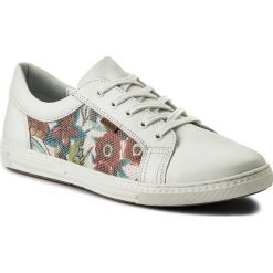 Półbuty LASOCKI - WI12-CHERRY-13 Biały. Białe półbuty damskie skórzane Lasocki, na płaskiej podeszwie. Za 149,99 zł.