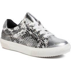 Sneakersy JENNY FAIRY - WSL572-01 Silver. Szare półbuty damskie Jenny Fairy, ze skóry ekologicznej. Za 89,99 zł.