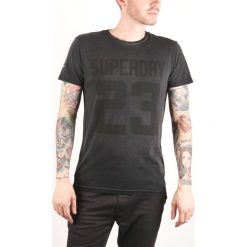 SuperDry Heritage Koszulka Czarny. Czarne podkoszulki męskie Superdry, xxl, z haftami, z bawełny, vintage, bez kołnierzyka, krótkie. Za 99,95 zł.