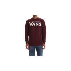 Bluzy Vans VN000YX0 CLASSIC CREW. Czerwone bluzy męskie Vans, xl, bez wzorów, bez kołnierzyka, bez rękawów, bez kaptura. Za 223,96 zł.