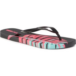 Japonki IPANEMA - Acqua Fem 26322 Black/Black 20766. Czarne klapki damskie Ipanema, bez wzorów, z tworzywa sztucznego, bez obcasa. Za 79,99 zł.