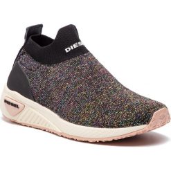 Sneakersy DIESEL - S-Kby So W Y01878 P2062 H2111 Black/Multicolor. Czarne półbuty damskie Diesel, ze skóry ekologicznej. W wyprzedaży za 739,00 zł.