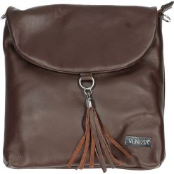 Torba - 4-176C-O S CI. Szare torebki klasyczne damskie Venezia, ze skóry. Za 249,00 zł.