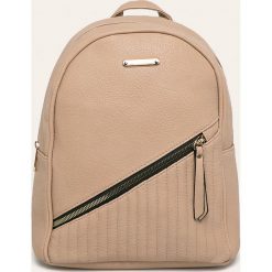 Answear - Plecak. Plecaki damskie ANSWEAR, bez wzorów, ze skóry ekologicznej, eleganckie. W wyprzedaży za 59,90 zł.