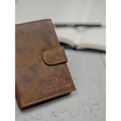 Portfel męski skórzany Always Wild N4L-GTH brąz - Brązowy. Pomarańczowe portfele męskie ALWAYS WILD, bez wzorów. Za 39,99 zł.