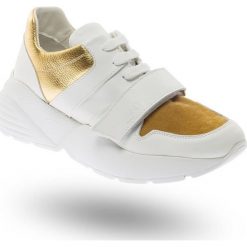 SNEAKERSY TWINSET. Białe sneakersy damskie Twinset, ze skóry. Za 529,50 zł.