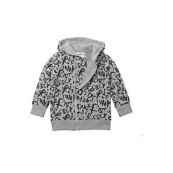 Gelati Bluza Chłopięca 116 Szara. Szare bluzy chłopięce z kapturem marki Gelati, z bawełny. W wyprzedaży za 59,00 zł.