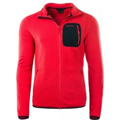 Bluzy męskie: Hi-tec Bluza męska LARIK HIGH RISK ANTHRACITE czerwona r. M