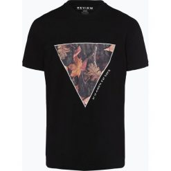 Review - T-shirt męski, czarny. Niebieskie t-shirty męskie z nadrukiem marki Review. Za 79,95 zł.