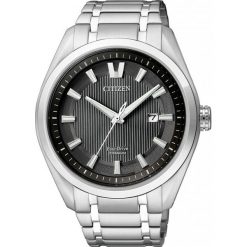 ZEGAREK CITIZEN Titanium AW1240-57E. Czarne zegarki męskie marki CITIZEN, ze stali. Za 980,00 zł.