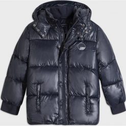 Mayoral - Kurtka dziecięca 140-172 cm. Brązowe kurtki chłopięce Mayoral, bez wzorów, z elastanu, długie, z kapturem. Za 263,90 zł.