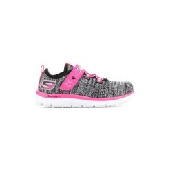 Buty Dziecko Skechers Skech-Lite 82067N BKHP. Szare trampki dziewczęce Skechers, bez wzorów, bez zapięcia. Za 149,00 zł.