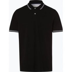 Bugatti - Męska koszulka polo, czarny. Czarne koszulki męskie Bugatti, m, w paski, klasyczne, polo, bez rękawów. Za 179,95 zł.