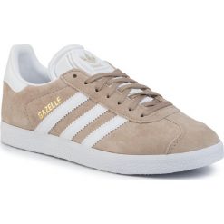 Buty adidas - Gazelle W EE5539 Trakha/Ftwwht/Goldmt. Brązowe buty sportowe damskie Adidas, bez wzorów, z zamszu, sportowe, Adidas Gazelle. W wyprzedaży za 259,00 zł.