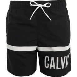Kąpielówki chłopięce: Calvin Klein Swimwear MEDIUM DRAWSTRING STREIFEN Szorty kąpielowe black