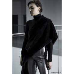Apaszki damskie: Szal futrzany Black Wrap