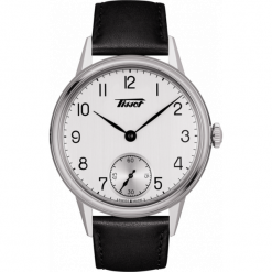 RABAT ZEGAREK TISSOT Heritage T119.405.16.037.00. Szare zegarki męskie TISSOT, ze stali. W wyprzedaży za 3608,00 zł.