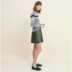 Golfy damskie: Sweter w paski